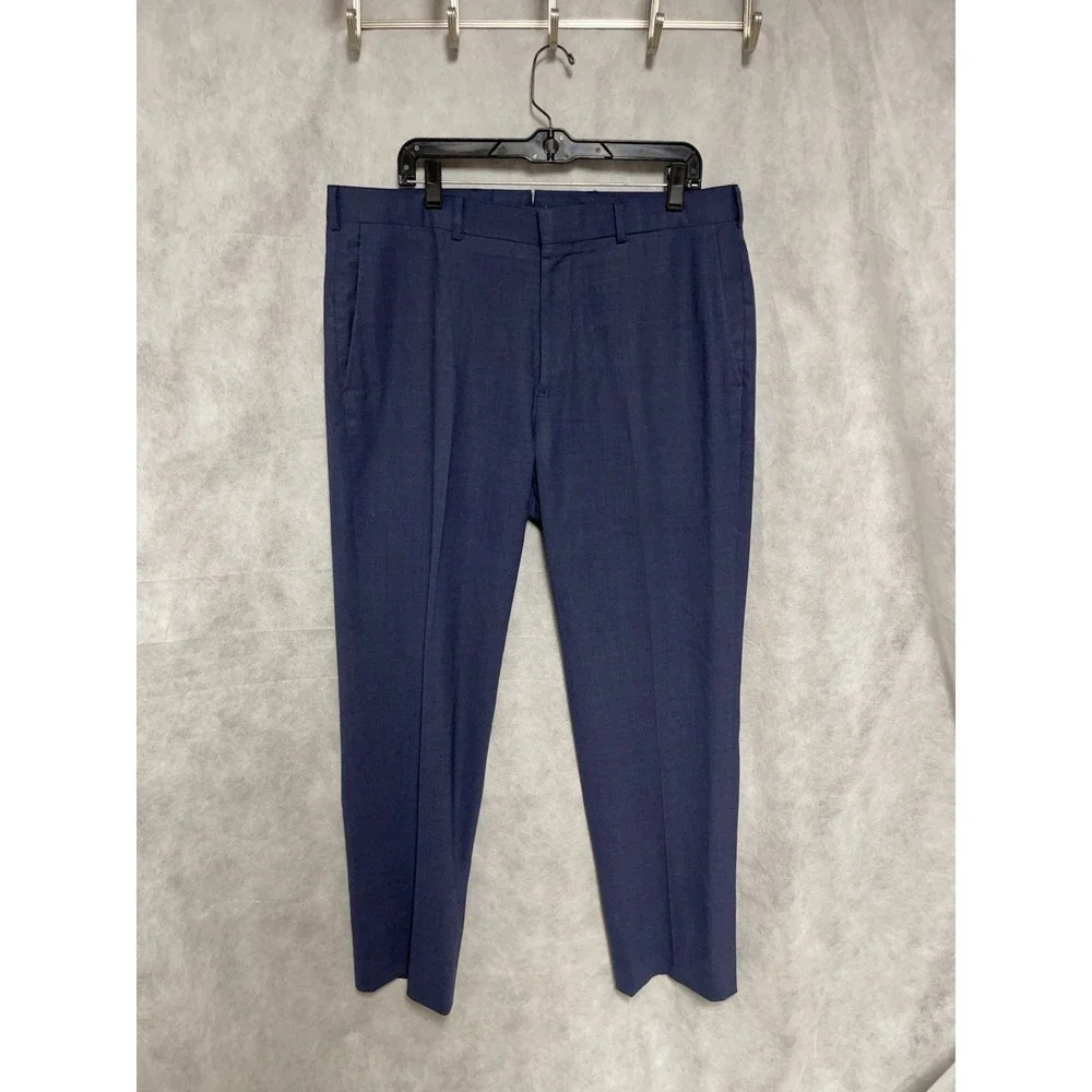 Brooks Brothers Pants Men 38X31 Blue Regent Italy Reda Fabric Brookscool Luxury